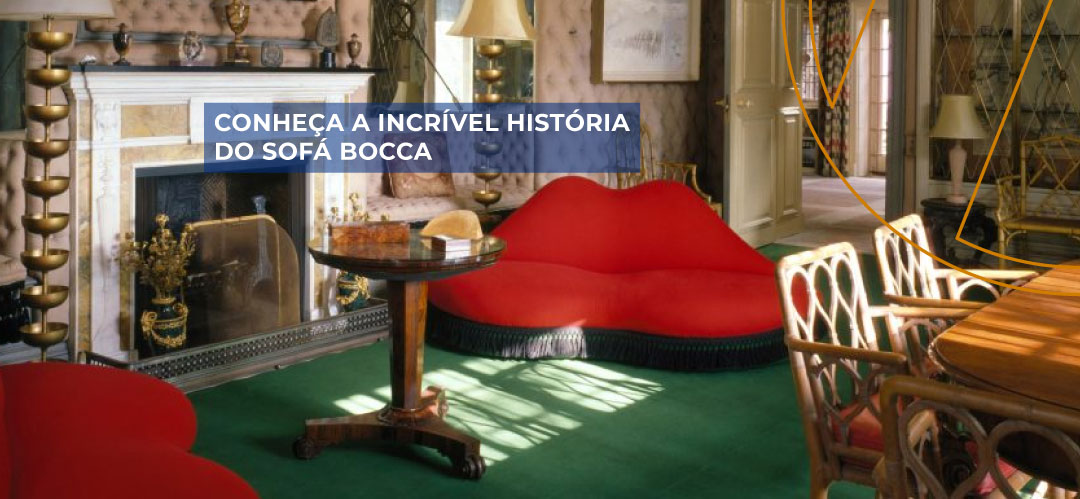 Conheça a incrível história do sofá Bocca